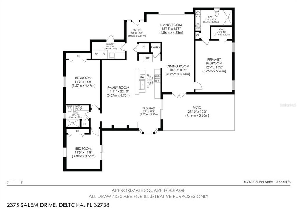 待售: $400,000 (3 贝兹, 2 浴室, 1873 平方英尺)
