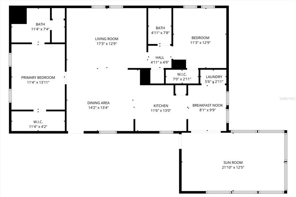 For Sale: $225,000 (2 beds, 2 baths, 1269 Square Feet)