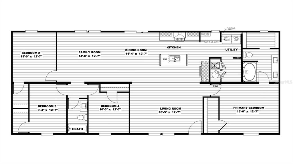 待售: $434,500 (4 贝兹, 2 浴室, 1904 平方英尺)