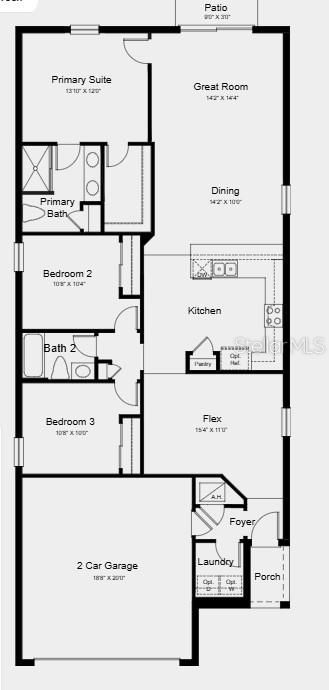 Active With Contract: $317,579 (3 beds, 2 baths, 1603 Square Feet)