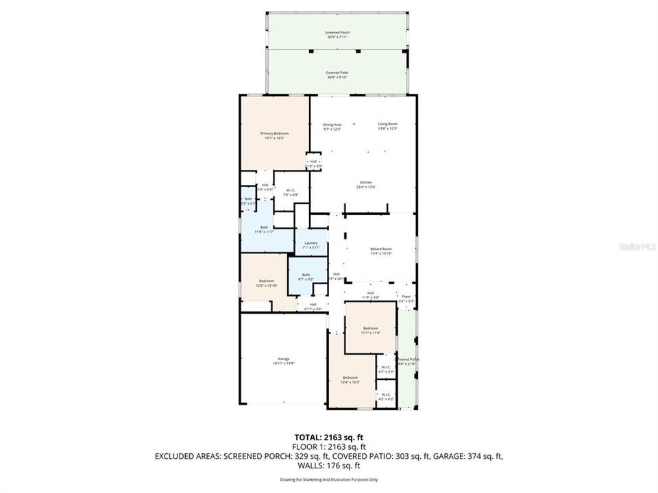 For Sale: $385,000 (4 beds, 2 baths, 2293 Square Feet)