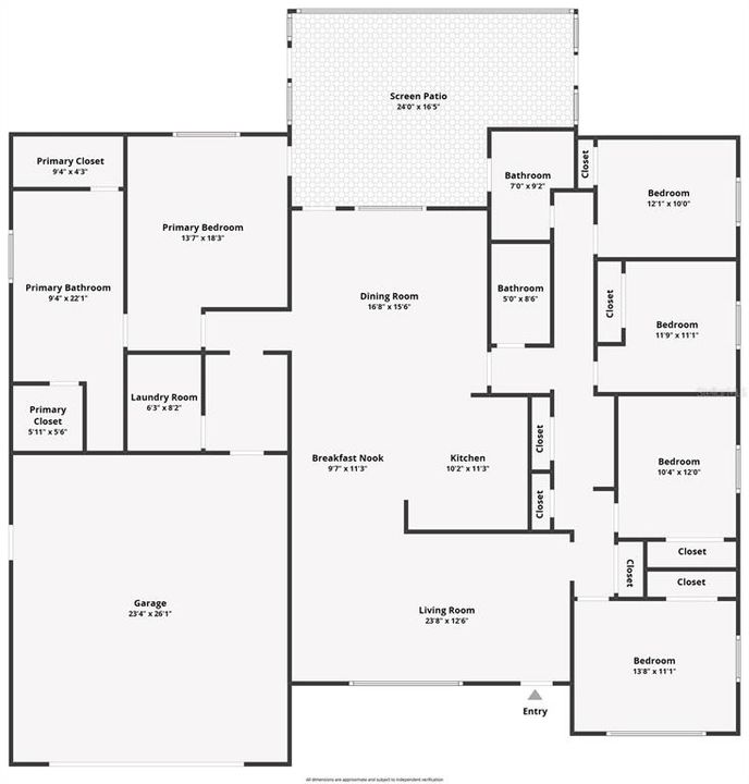 Active With Contract: $625,500 (5 beds, 3 baths, 2484 Square Feet)