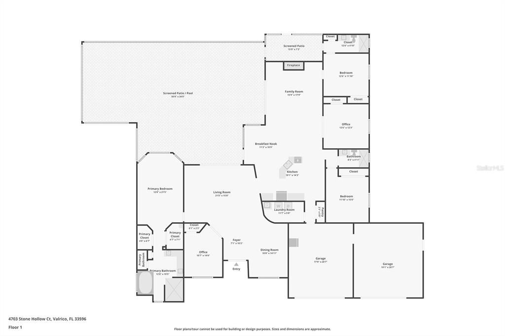 Activo con contrato: $650,000 (5 camas, 3 baños, 2984 Pies cuadrados)
