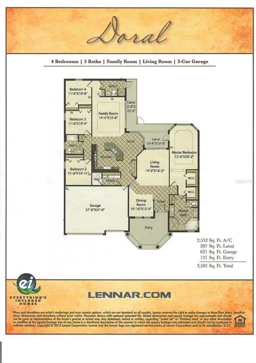 For Sale: $624,900 (4 beds, 3 baths, 2538 Square Feet)