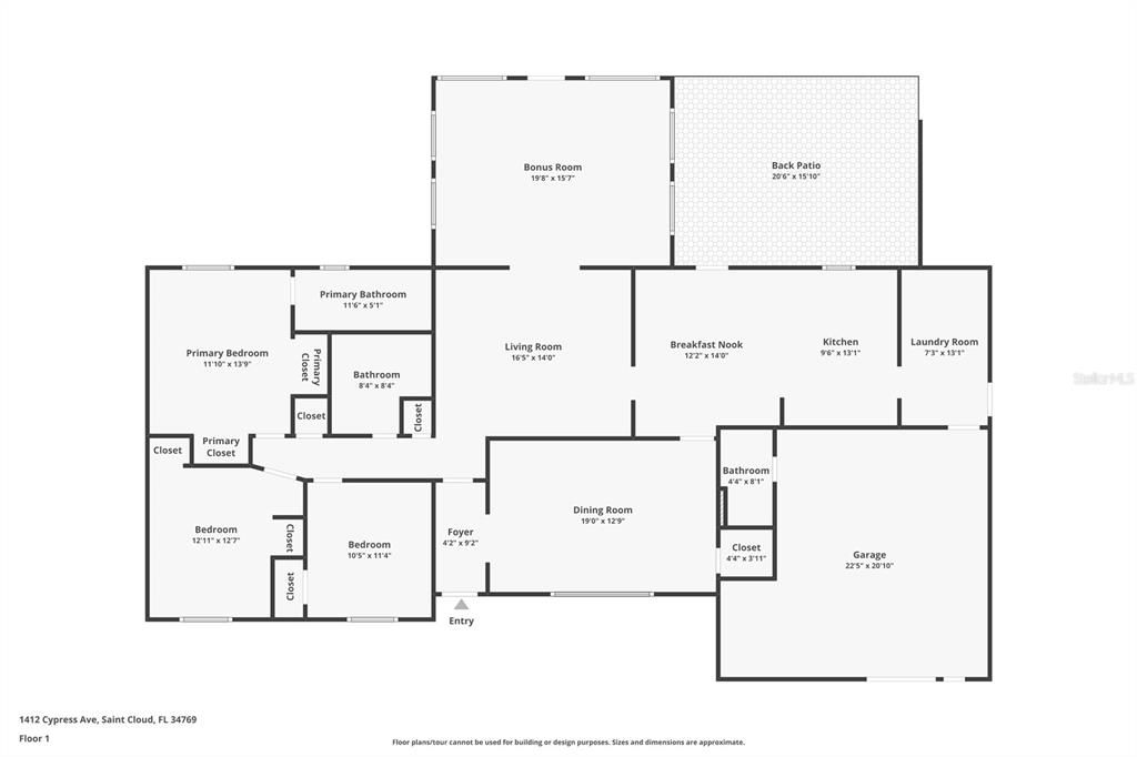 For Sale: $430,000 (3 beds, 3 baths, 2056 Square Feet)