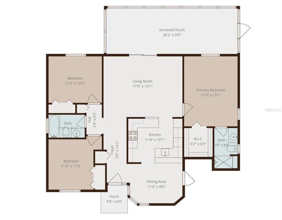 For Sale: $350,000 (3 beds, 2 baths, 1312 Square Feet)