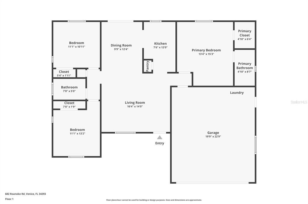 Active With Contract: $300,000 (3 beds, 2 baths, 1247 Square Feet)
