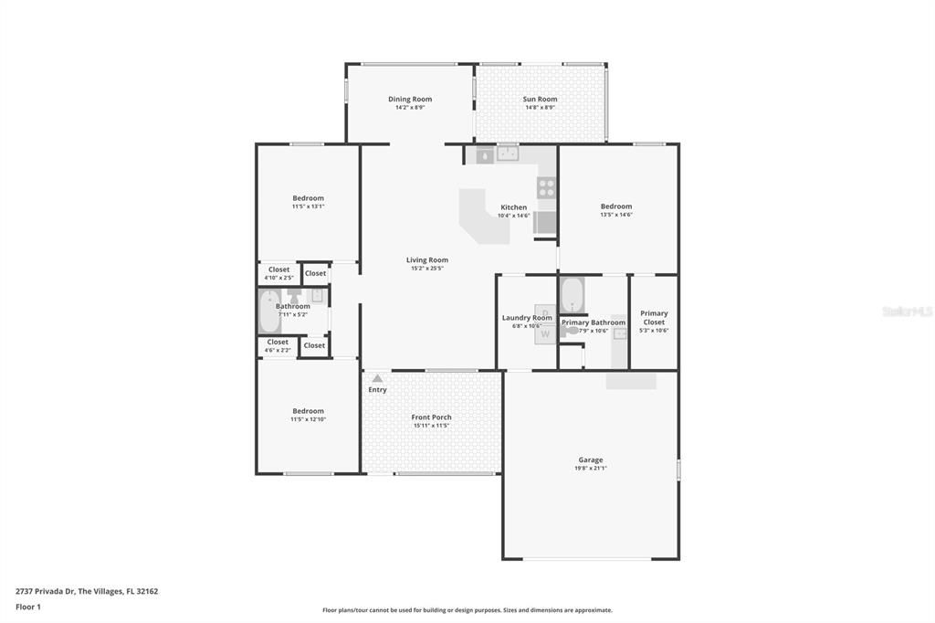 Active With Contract: $310,000 (3 beds, 2 baths, 1527 Square Feet)