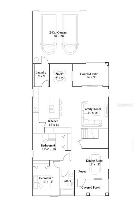 待售: $599,999 (6 贝兹, 3 浴室, 2626 平方英尺)