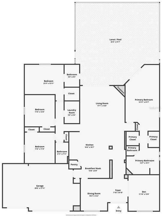 Activo con contrato: $539,900 (4 camas, 3 baños, 2573 Pies cuadrados)