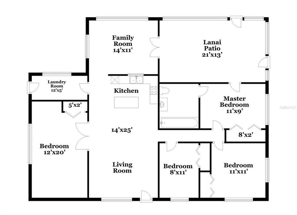 For Rent: $2,530 (4 beds, 2 baths, 1596 Square Feet)