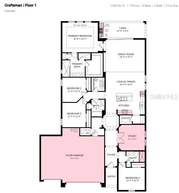 For Sale: $714,900 (4 beds, 3 baths, 2394 Square Feet)