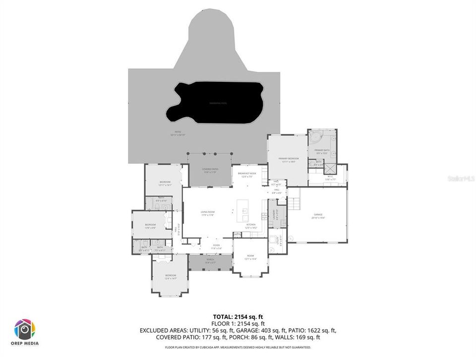 合同活跃: $850,000 (4 贝兹, 3 浴室, 2416 平方英尺)