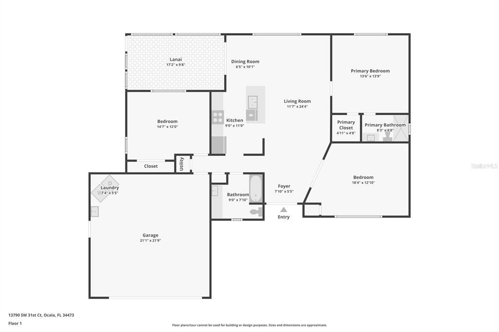 Active With Contract: $249,900 (3 beds, 2 baths, 1402 Square Feet)