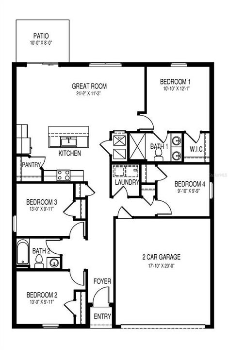 For Sale: $294,490 (4 beds, 2 baths, 1499 Square Feet)