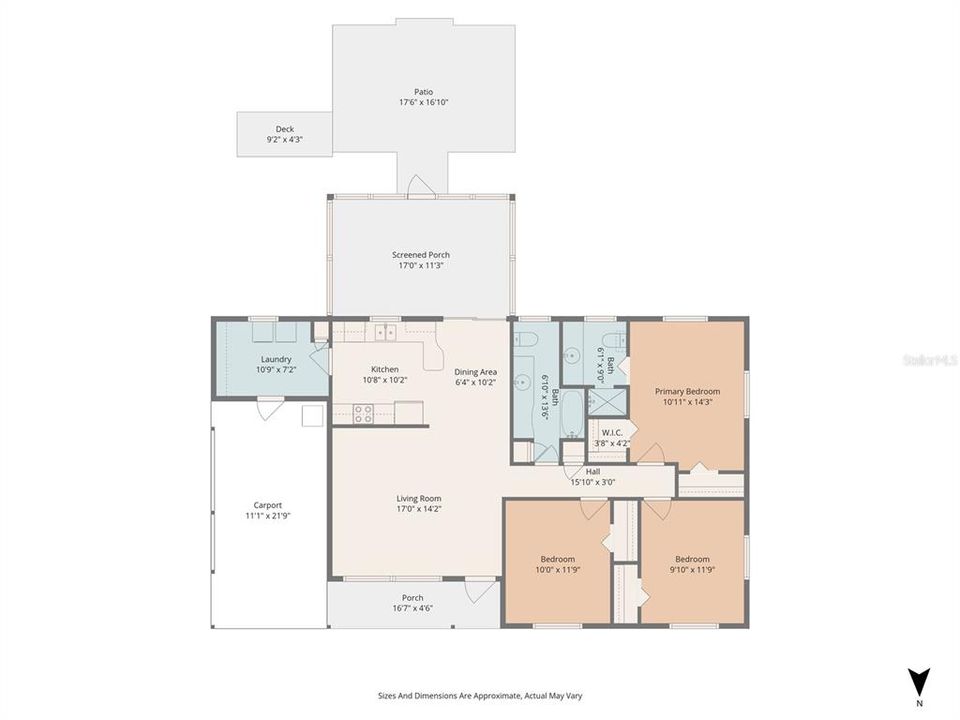 Activo con contrato: $300,000 (3 camas, 2 baños, 1132 Pies cuadrados)