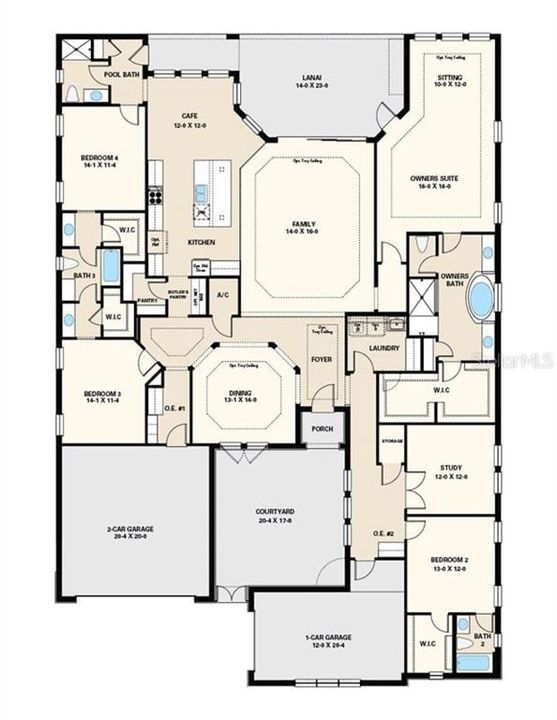 For Rent: $5,995 (4 beds, 5 baths, 4070 Square Feet)