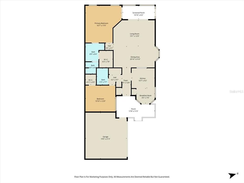 待售: $254,000 (2 贝兹, 2 浴室, 1507 平方英尺)