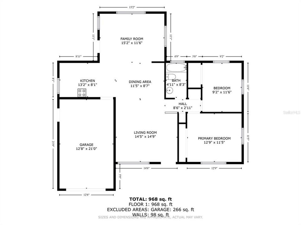 Active With Contract: $214,900 (2 beds, 1 baths, 1038 Square Feet)