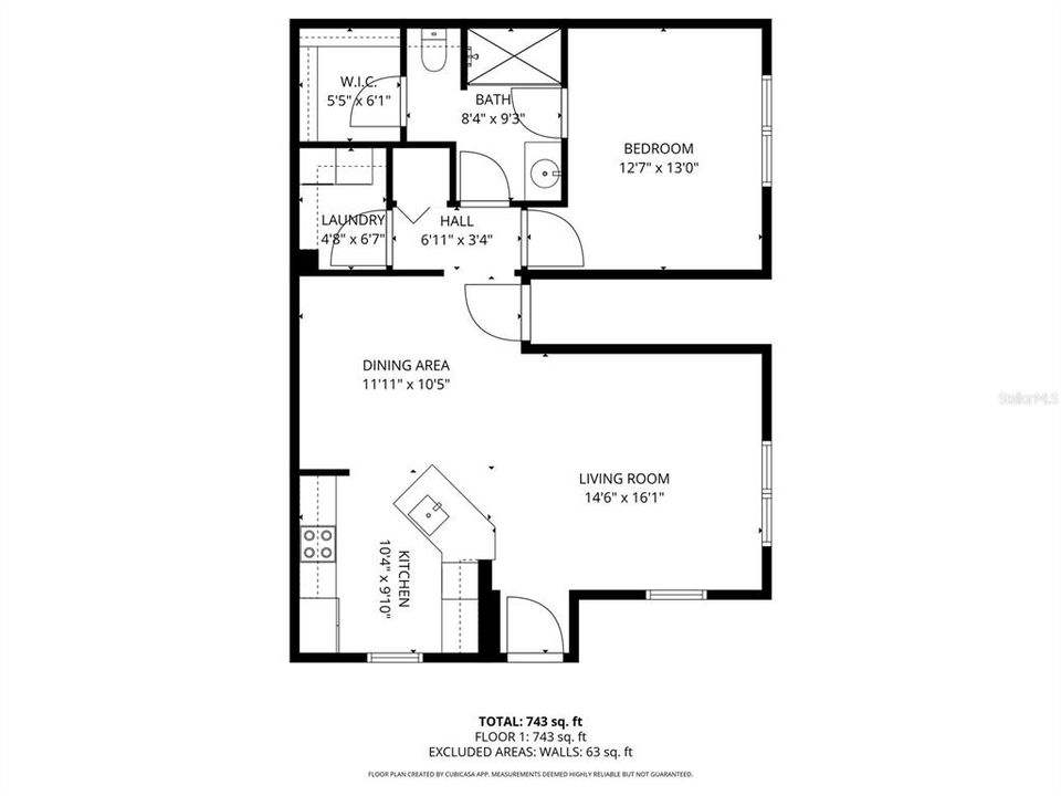 For Sale: $245,000 (1 beds, 1 baths, 947 Square Feet)