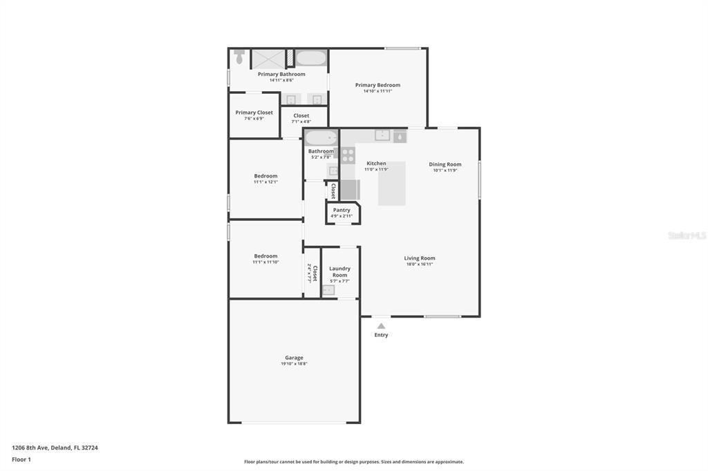 Active With Contract: $334,900 (3 beds, 2 baths, 1540 Square Feet)