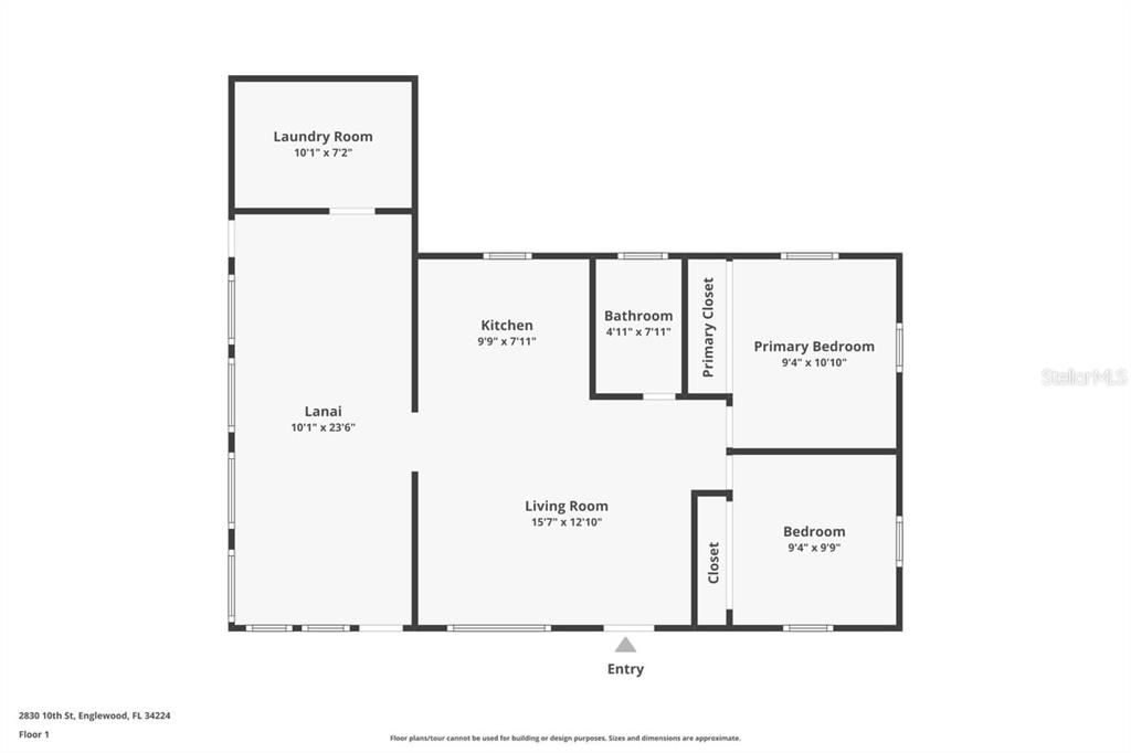 For Sale: $275,000 (2 beds, 1 baths, 824 Square Feet)