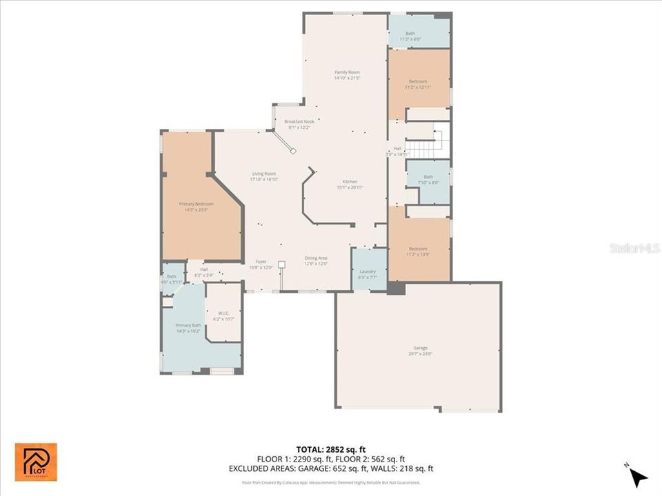 Activo con contrato: $749,000 (4 camas, 4 baños, 3024 Pies cuadrados)