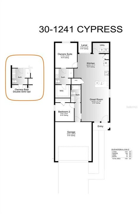 Под контрактом: $292,199 (2 спален, 2 ванн, 1241 Квадратных фут)