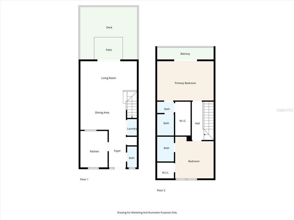 For Sale: $225,000 (2 beds, 2 baths, 1206 Square Feet)