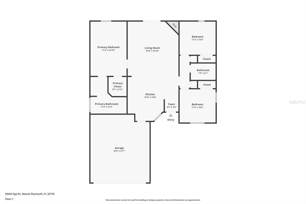 Active With Contract: $329,999 (3 beds, 2 baths, 1262 Square Feet)