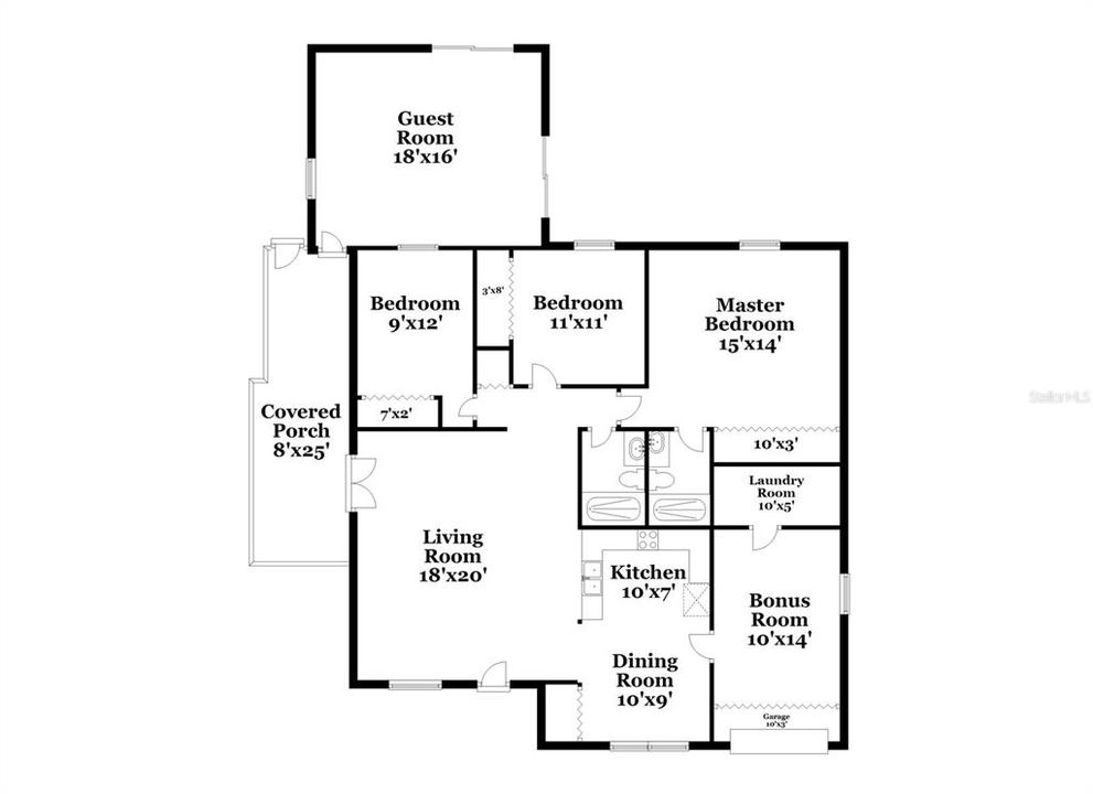 For Rent: $2,445 (4 beds, 2 baths, 1276 Square Feet)