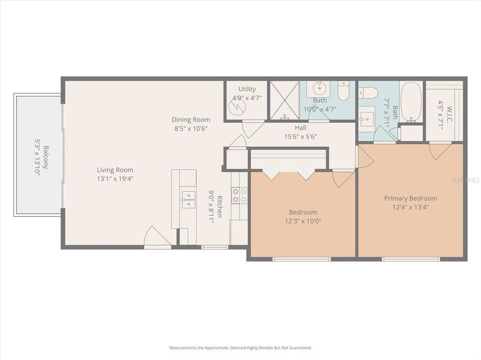 For Rent: $3,900 (2 beds, 2 baths, 1430 Square Feet)