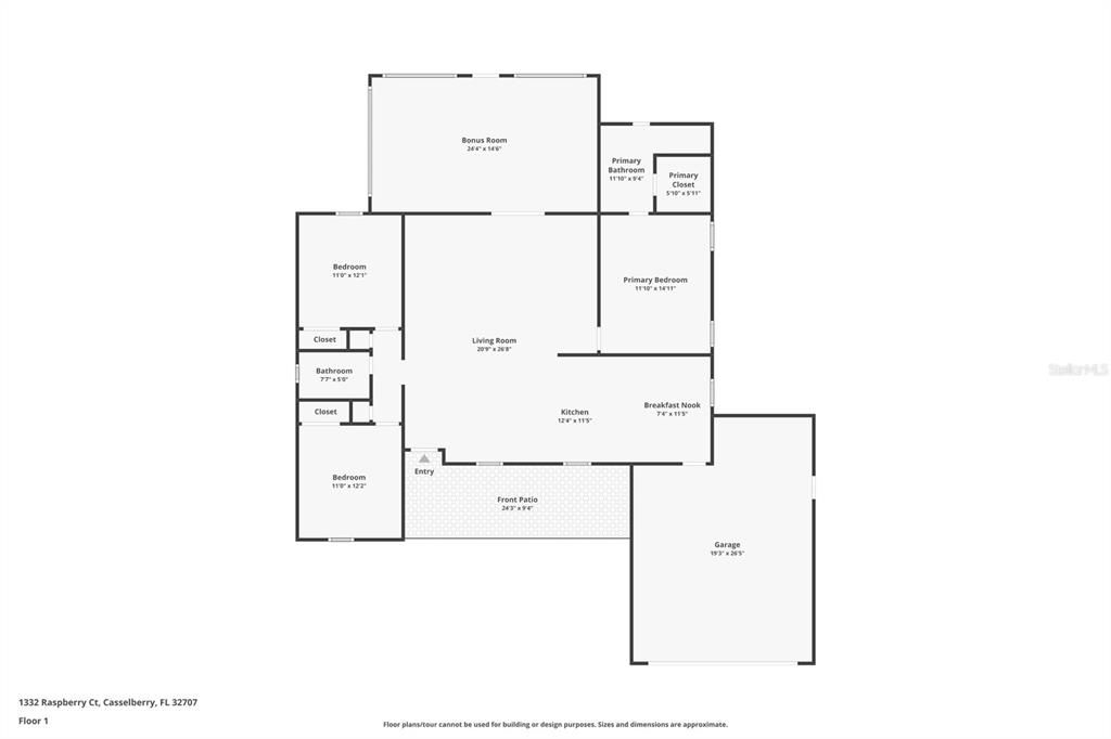 Active With Contract: $455,000 (3 beds, 2 baths, 1919 Square Feet)