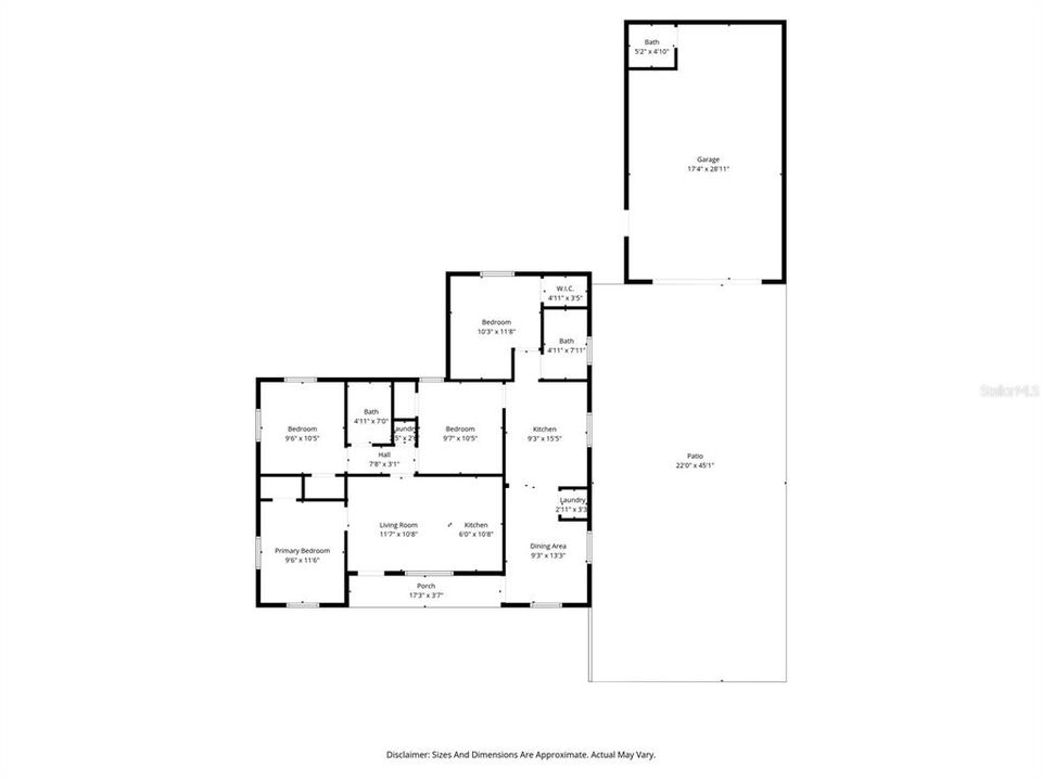 Active With Contract: $339,990 (4 beds, 2 baths, 1075 Square Feet)