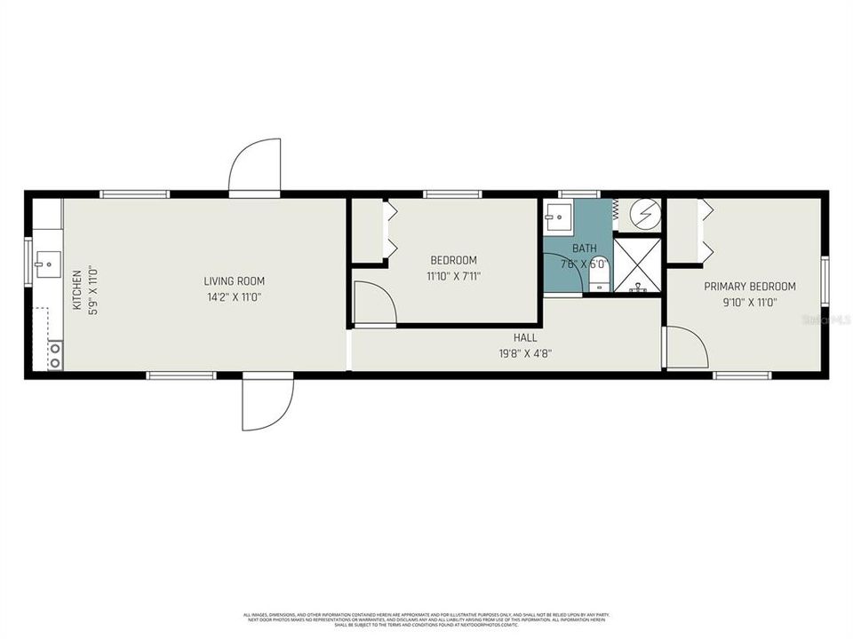 На продажу: $364,900 (5 спален, 3 ванн, 2280 Квадратных фут)