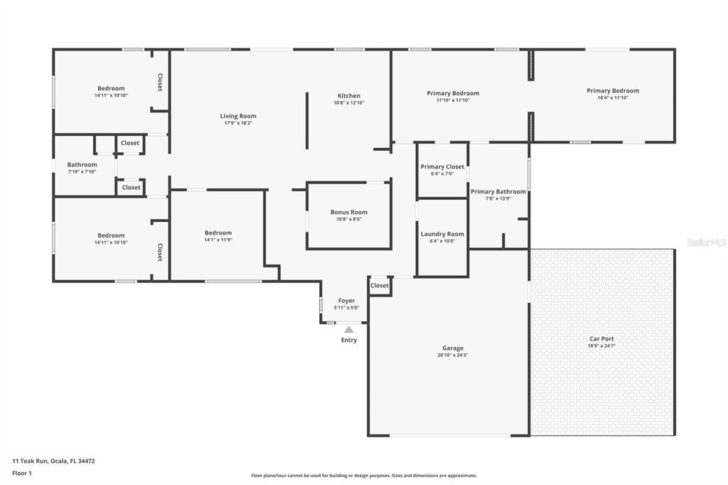 合同活跃: $275,000 (4 贝兹, 2 浴室, 2356 平方英尺)