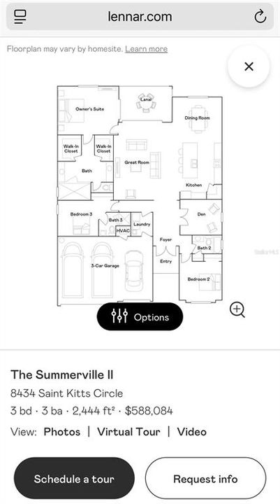 For Sale: $559,900 (3 beds, 3 baths, 2449 Square Feet)