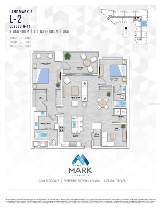 For Sale: $1,299,999 (2 beds, 2 baths, 1600 Square Feet)