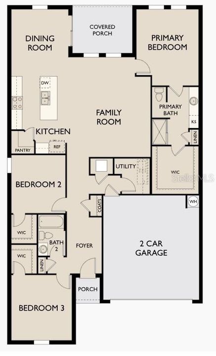 Active With Contract: $327,990 (3 beds, 2 baths, 1761 Square Feet)