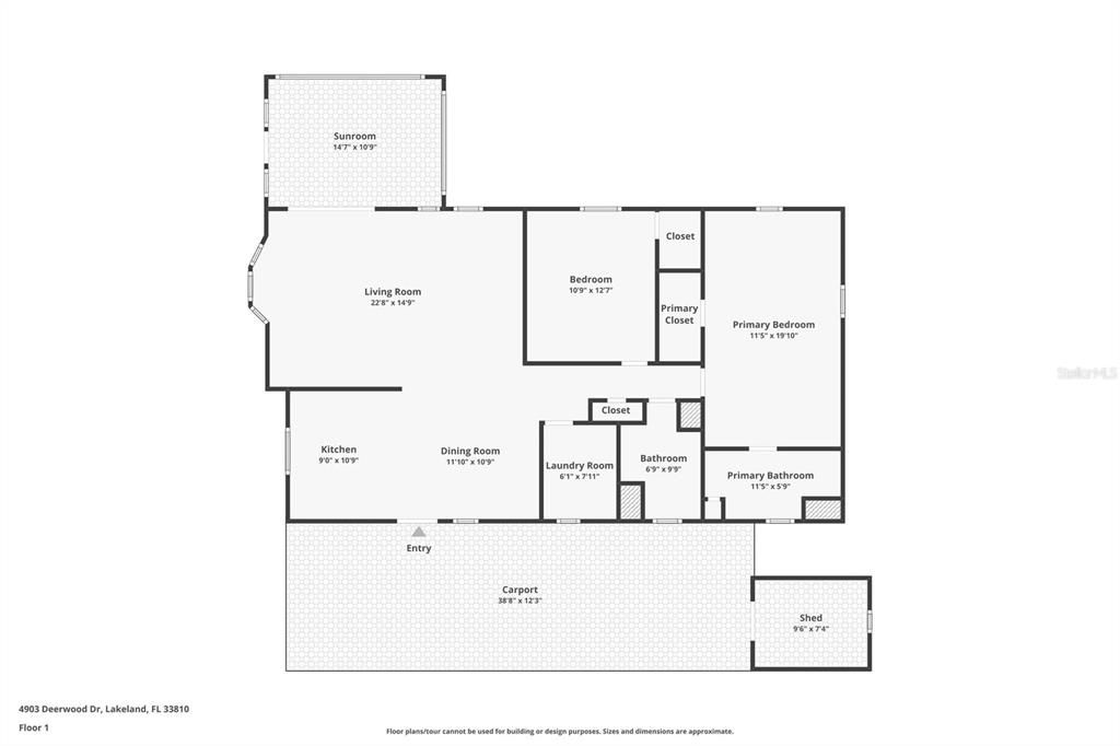 На продажу: $175,000 (2 спален, 2 ванн, 1248 Квадратных фут)