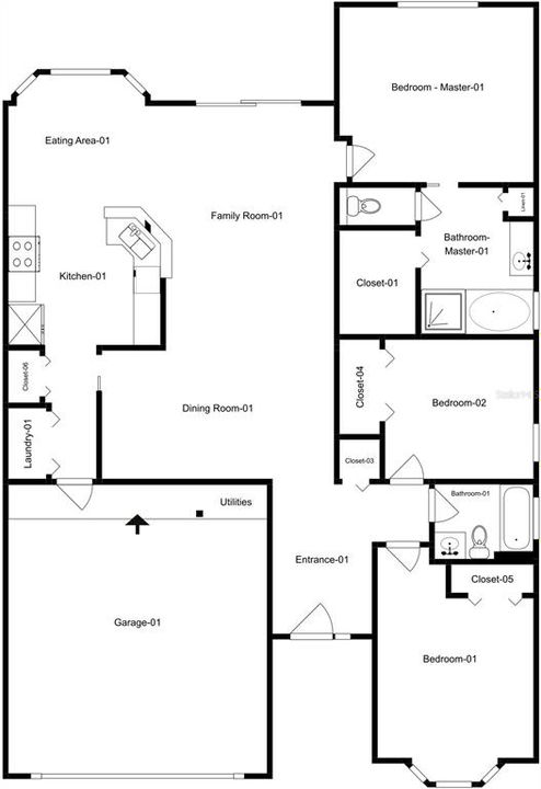 合同活跃: $319,900 (3 贝兹, 2 浴室, 1634 平方英尺)