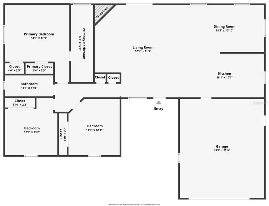 На продажу: $349,900 (3 спален, 2 ванн, 1671 Квадратных фут)