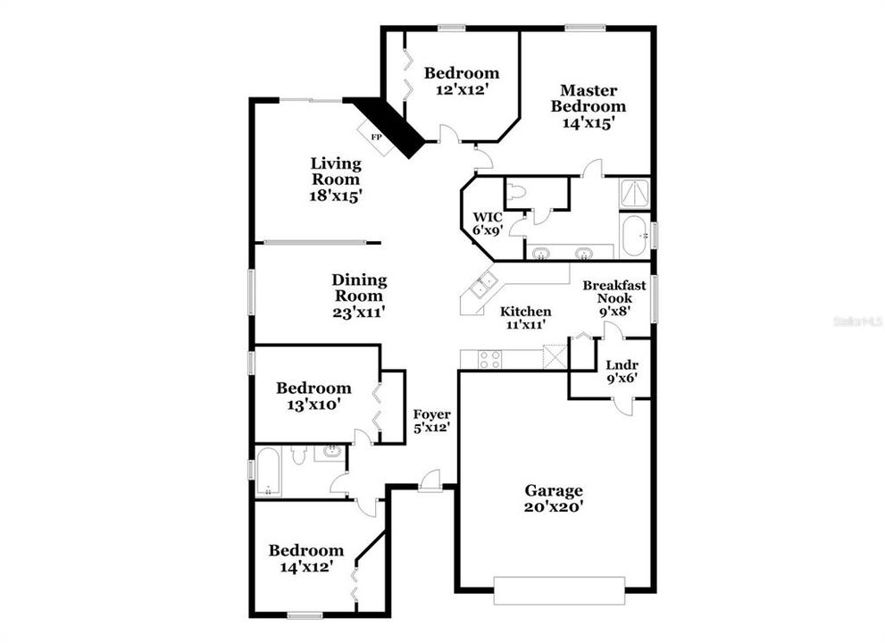 Active With Contract: $2,745 (4 beds, 2 baths, 1796 Square Feet)