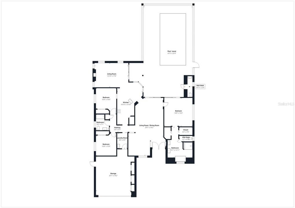 For Sale: $425,000 (3 beds, 2 baths, 2089 Square Feet)