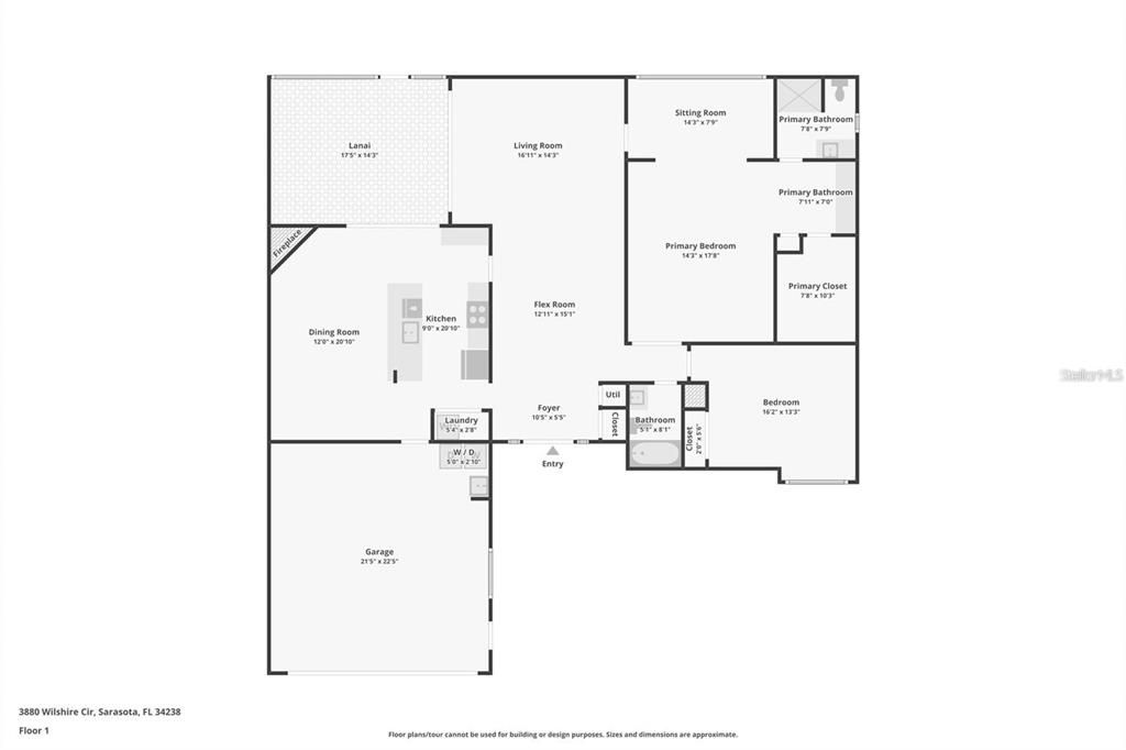 For Sale: $385,000 (2 beds, 2 baths, 1822 Square Feet)