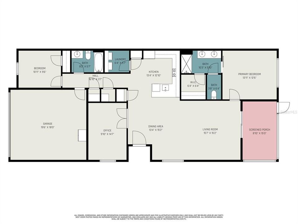 Activo con contrato: $284,250 (2 camas, 2 baños, 1497 Pies cuadrados)