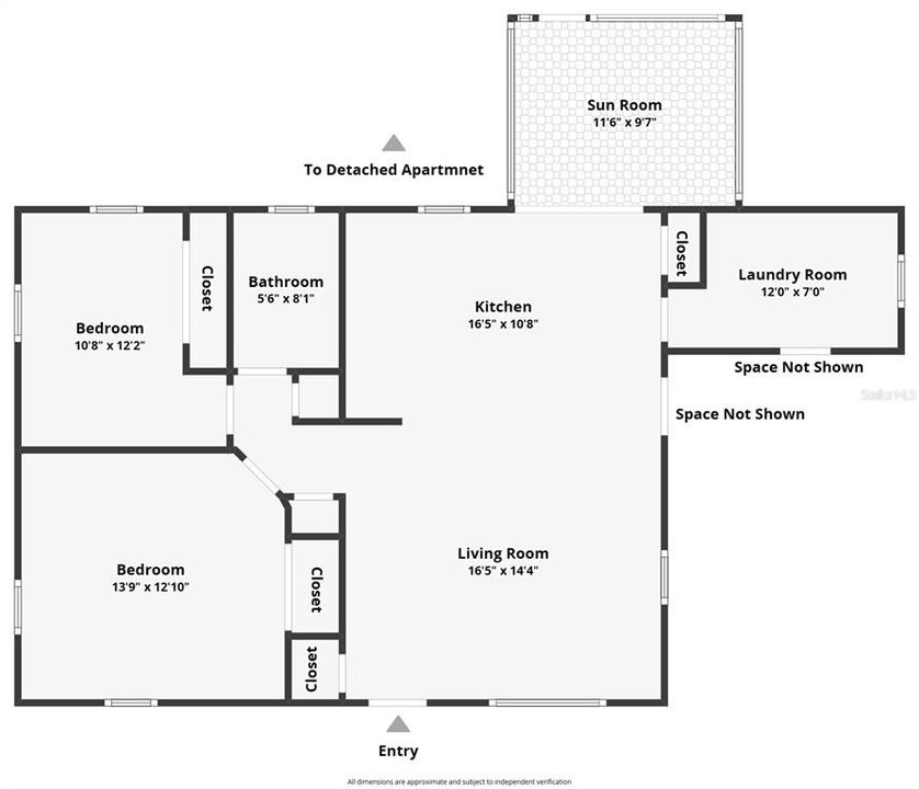 На продажу: $199,000 (2 спален, 1 ванн, 884 Квадратных фут)