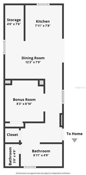 На продажу: $199,000 (2 спален, 1 ванн, 884 Квадратных фут)