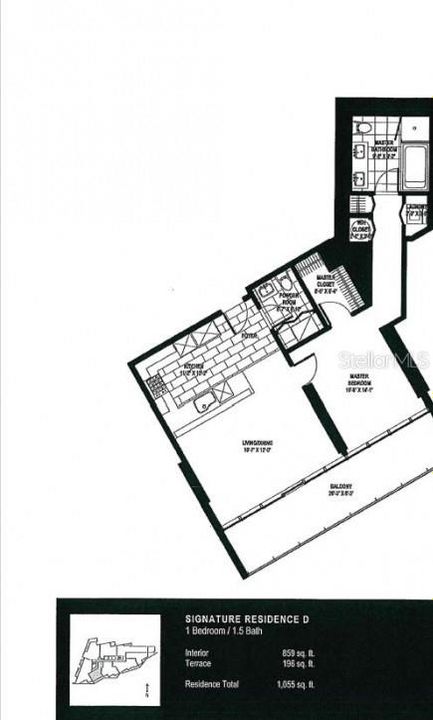 For Rent: $4,200 (1 beds, 1 baths, 859 Square Feet)