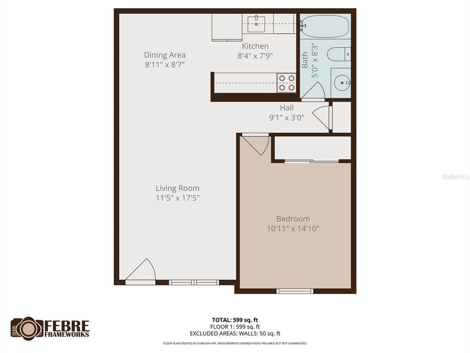 待售: $160,000 (1 贝兹, 1 浴室, 644 平方英尺)
